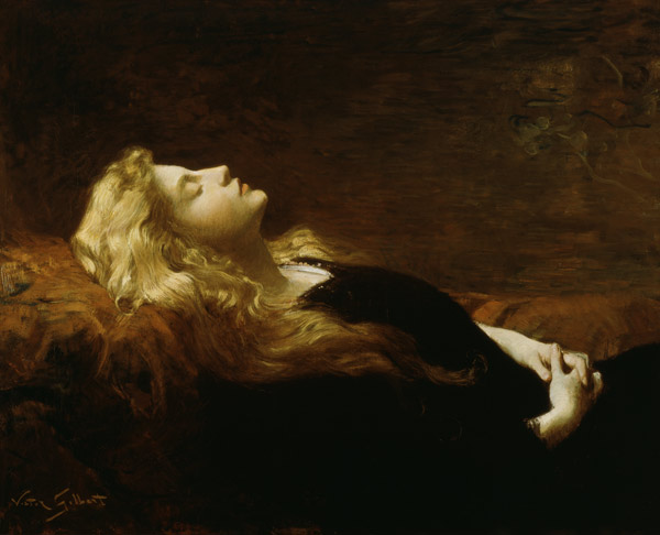 Resting (oil on canvas) from Victor Gabriel Gilbert