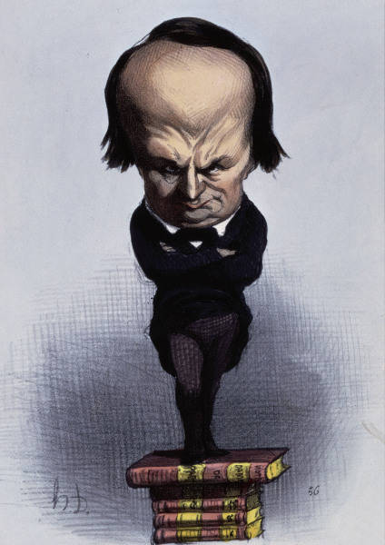 Victor Hugo / Karikatur von H.Daumier from Victor Hugo