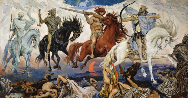 The Four Horsemen of the Apocalypse from Victor Mikhailovich Vasnetsov