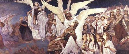 Right Panel from the Threshold of Paradise from Victor Mikhailovich Vasnetsov