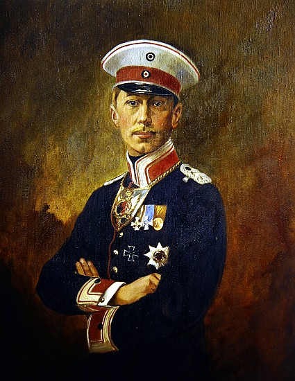 Crown Prince Wilhelm of Hohenzollern, c.1916 from Vienna Nedomansky Studio