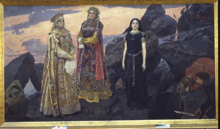 Three queens of the underground kingdom from Viktor Michailowitsch Wasnezow