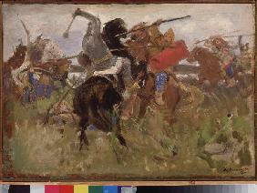 Battle between the Scythians and the Slavs