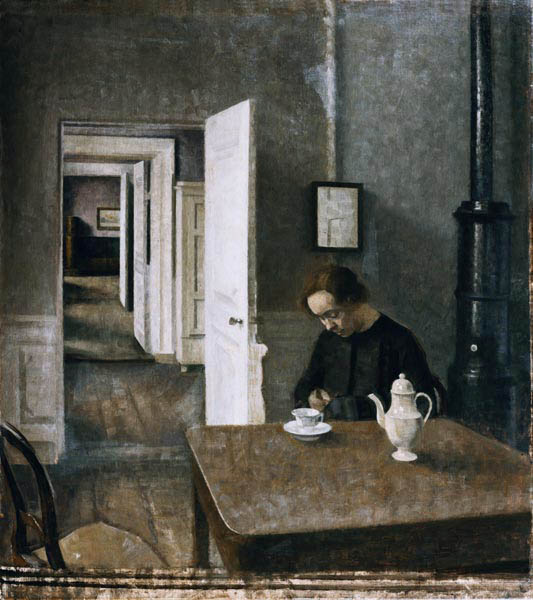 Interieur, Strandgade 25 from Vilhelm Hammershoi