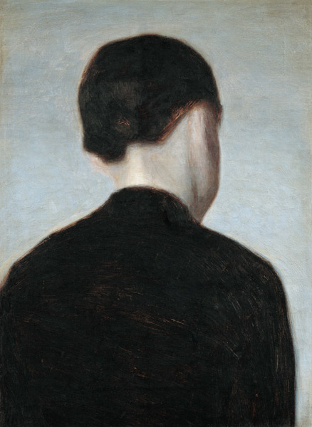 Seated Figure, Seen from Behind from Vilhelm Hammershoi