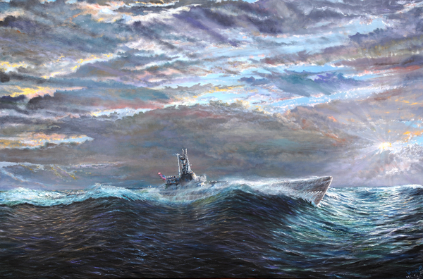 Ascension of USS Puffer October 10-17th 1943 from Vincent Alexander Booth