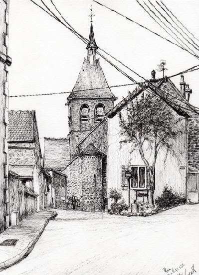 Church in Laignes France