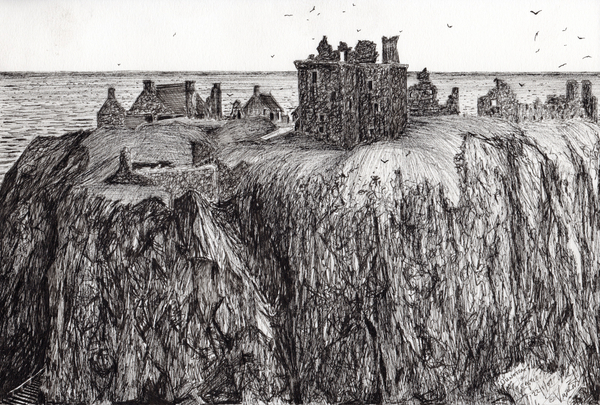 Dunottar Castle from Vincent Alexander Booth