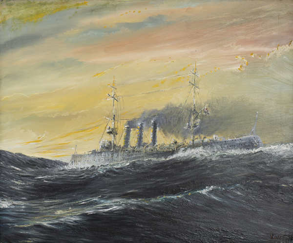 Emden rides waves of the Indian Ocean 1914 from Vincent Alexander Booth