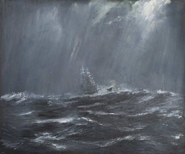 Gneisenau in a Storm North Sea 1940 from Vincent Alexander Booth