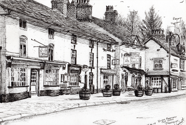 Post office Prestbury from Vincent Alexander Booth