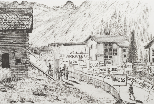 Sierre to Zinal Mountain Race, The Finish from Vincent Alexander Booth