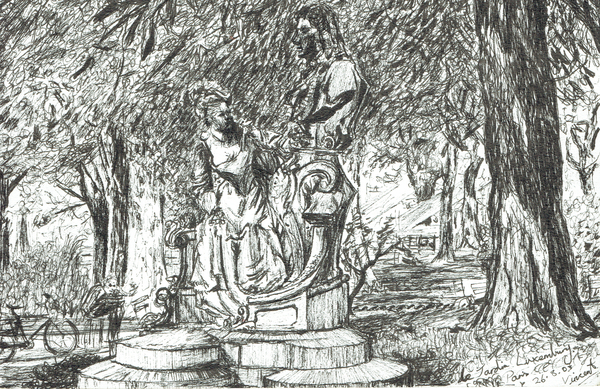 Statue in Jardin Luxemburg Paris from Vincent Alexander Booth