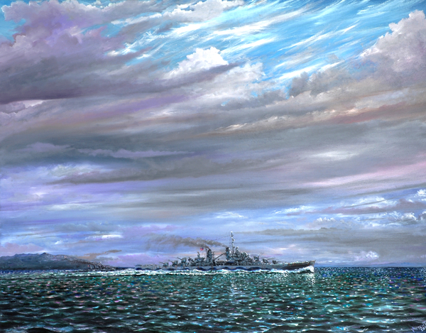 USS Juneau Guardalcanal 1942 from Vincent Alexander Booth