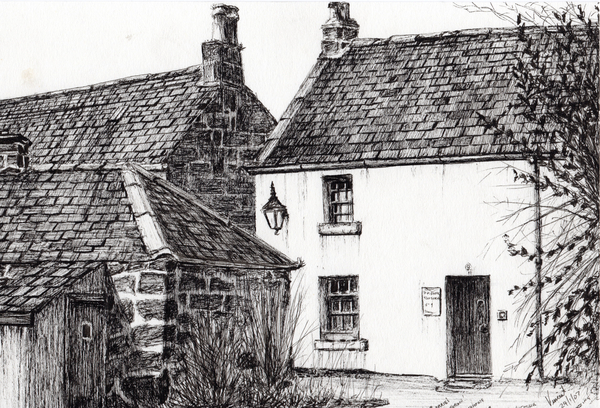 W.M.Barries birthplace from Vincent Alexander Booth