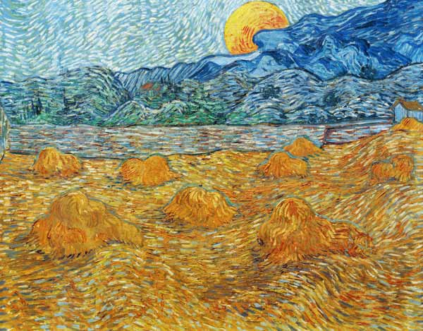 Abendlandschaft bei Mondaufgang from Vincent van Gogh