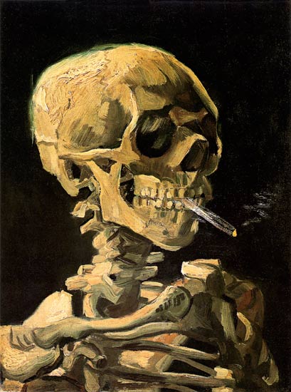 Schädel mit brennender Zigarette from Vincent van Gogh