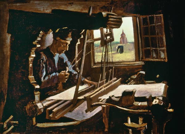 Weber vor offenem Fenster from Vincent van Gogh