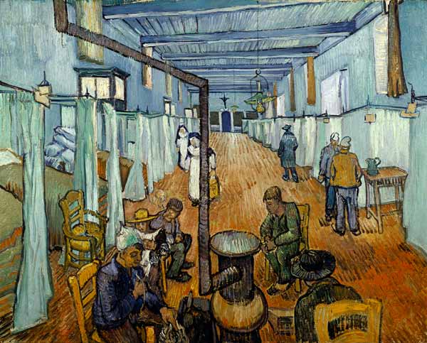 Schlafsaal im Hospital in Arles from Vincent van Gogh