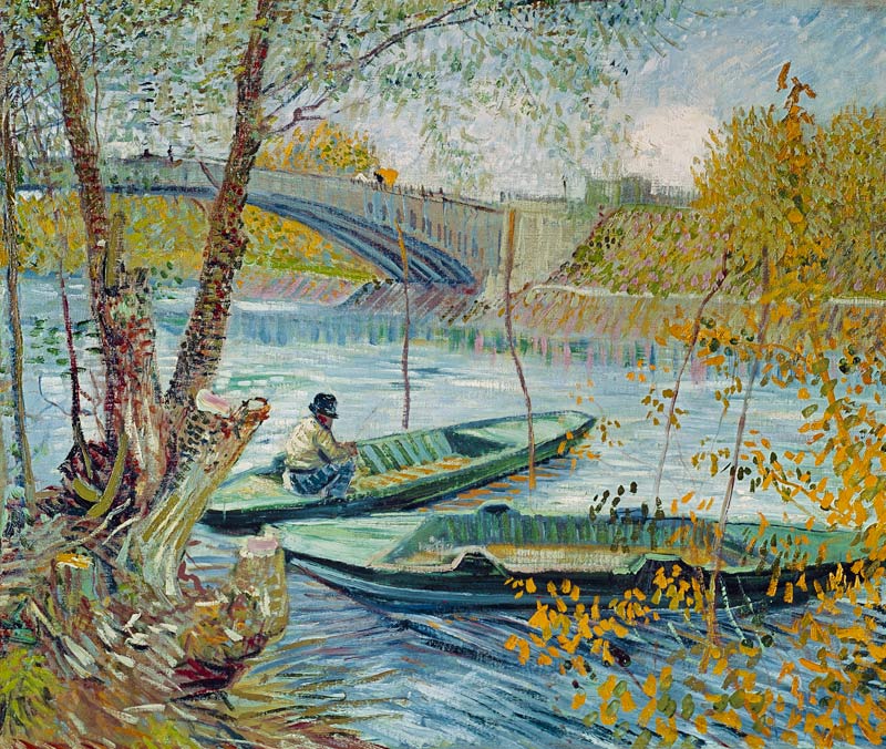 Angler und Boote from Vincent van Gogh