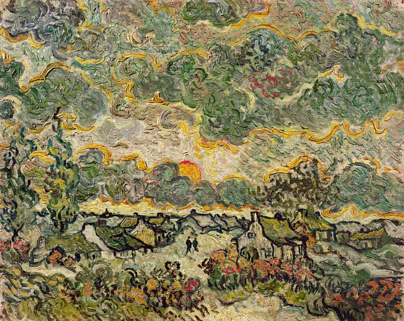 Autumn landscape from Vincent van Gogh