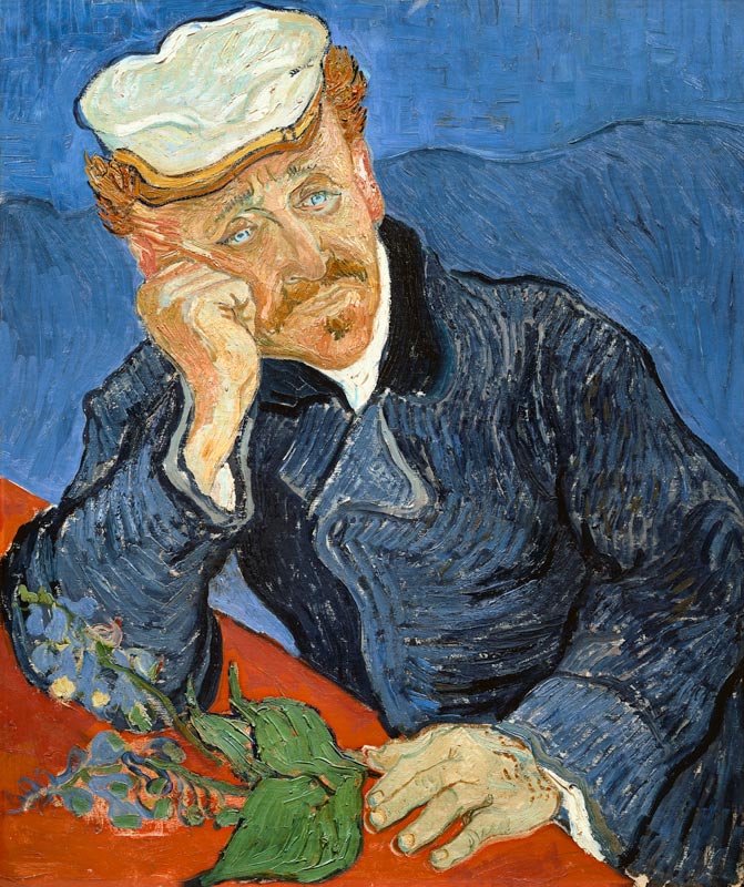 Portrait des Dr. Gachet from Vincent van Gogh