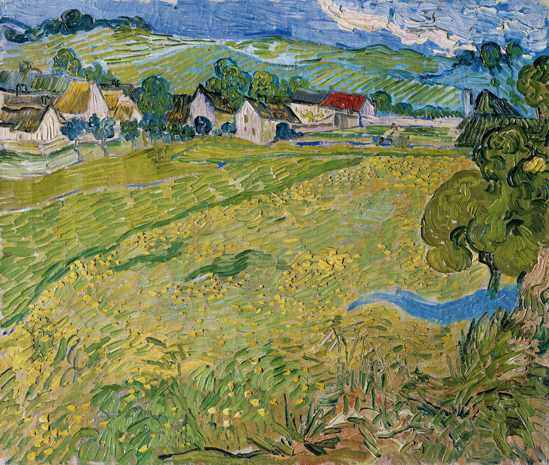 View of Vessenots in Auvers from Vincent van Gogh