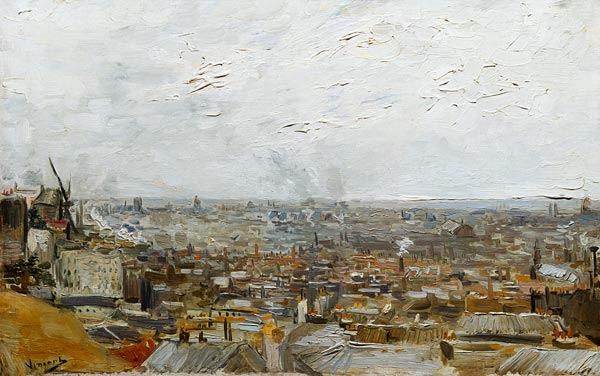 Blick vom Montmartre from Vincent van Gogh