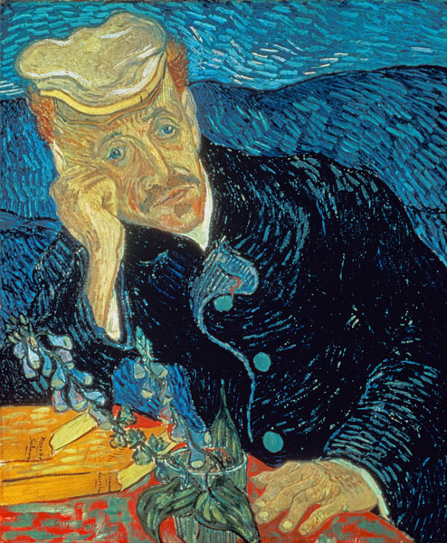 Portrait of Dr. Gachet from Vincent van Gogh