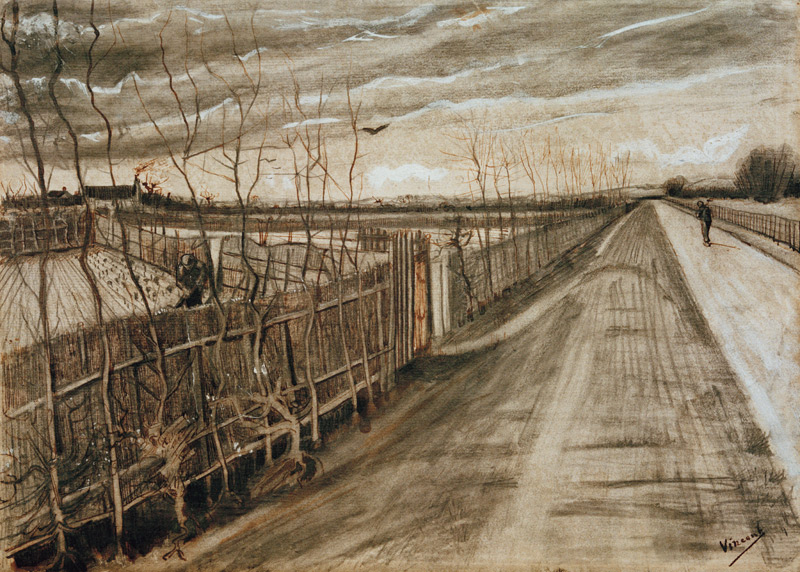 V.van Gogh, Country Road / Draw./ 1882 from Vincent van Gogh