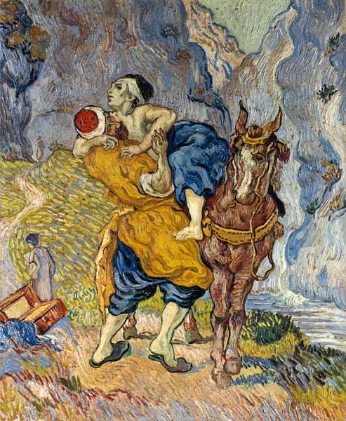 Der gute Samariter (nach Delacroix) from Vincent van Gogh