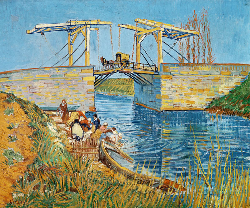 Die Brücke von Langlois mit Wäscherinnen from Vincent van Gogh