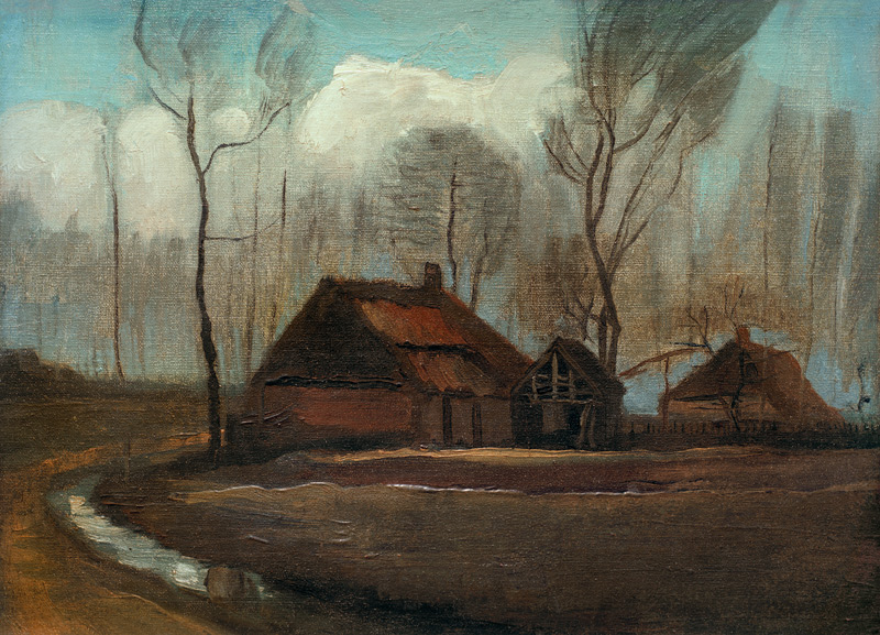 v.Gogh / Farmhouse after the Rain / 1883 from Vincent van Gogh
