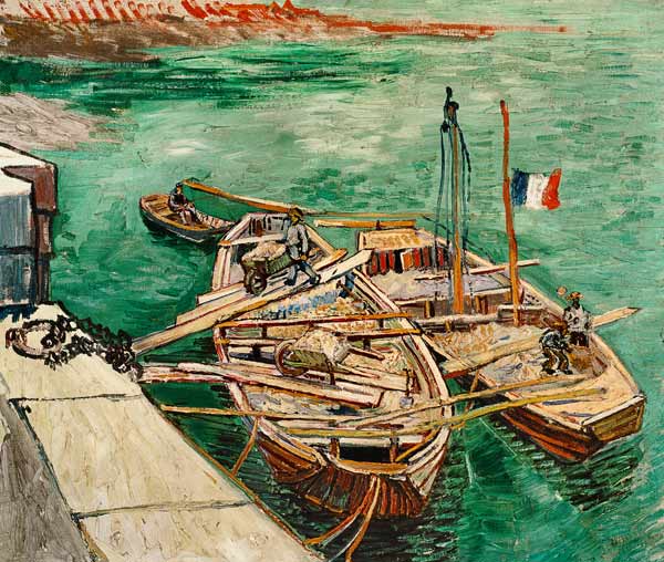 Landing Stage with Boats from Vincent van Gogh