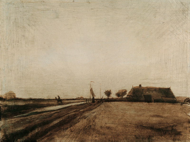 V.van Gogh, Landscape in Drenthe / 1883 from Vincent van Gogh