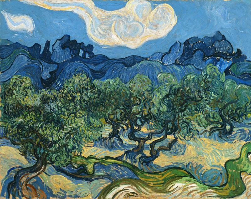 Landschaft mit Olivenbäumen from Vincent van Gogh