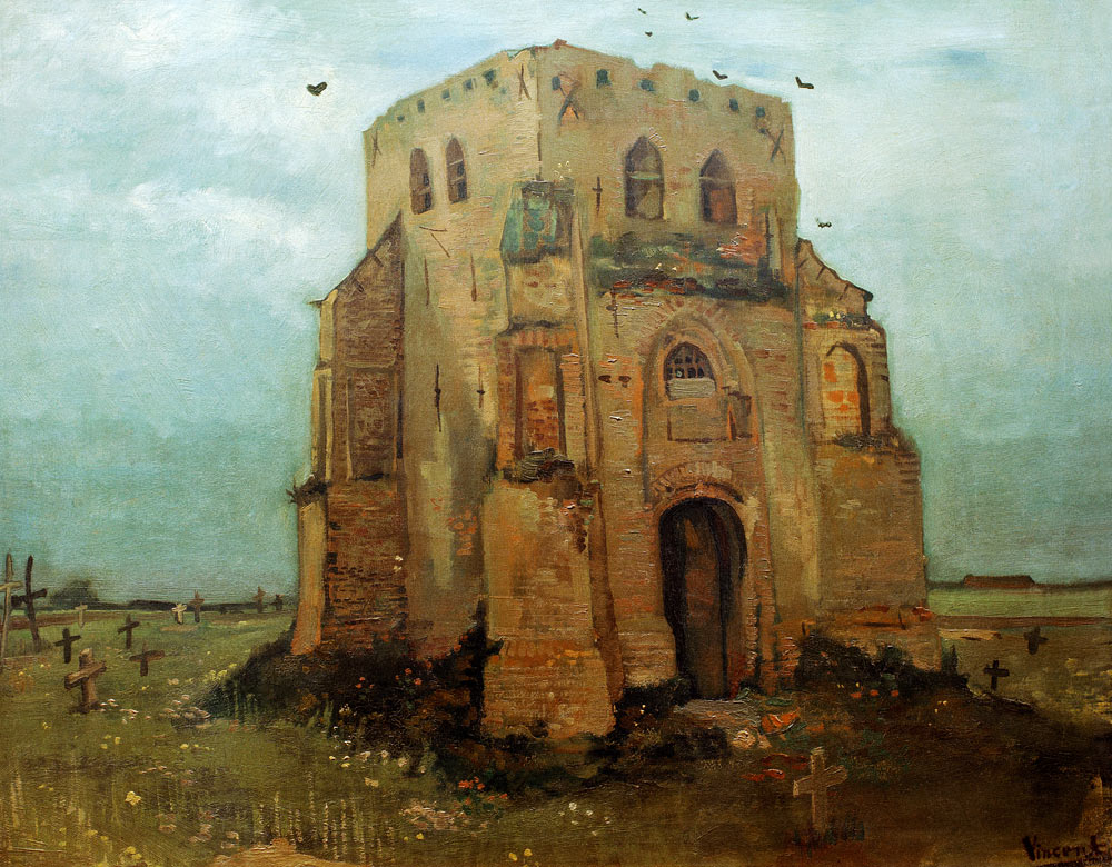van Gogh / Old Church Tower at Nuenen from Vincent van Gogh