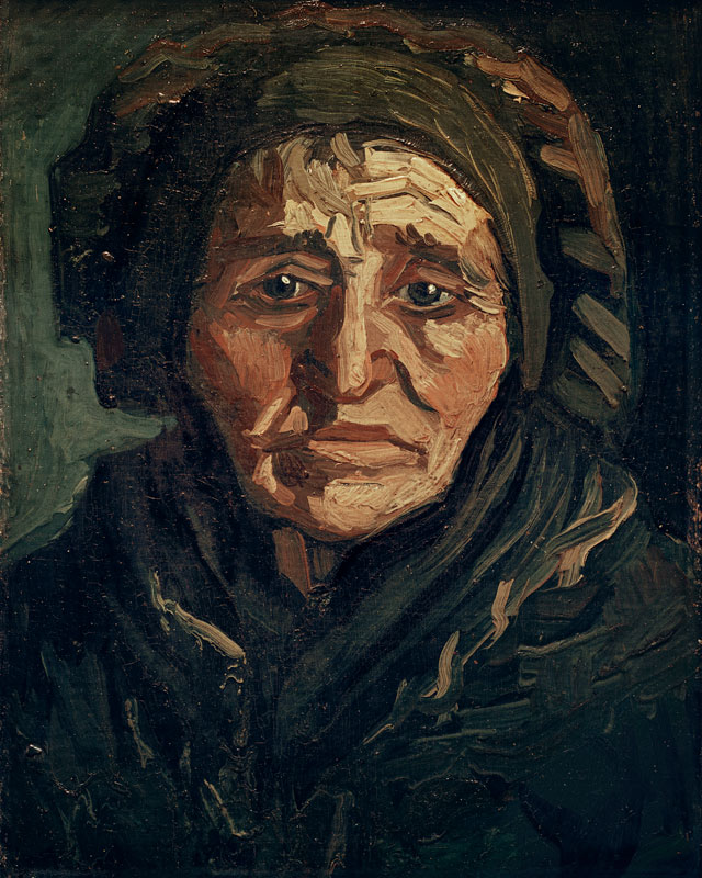 v.Gogh/Peasant woman/Woman w.bonnet/1884 from Vincent van Gogh