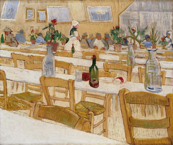 A Restaurant Interior, 1887-88 from Vincent van Gogh