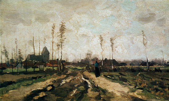Landschaft mit Kirche und Häusern, Nuenen from Vincent van Gogh