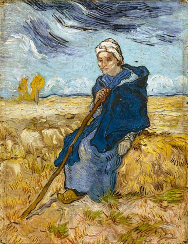 Die Hirtin from Vincent van Gogh