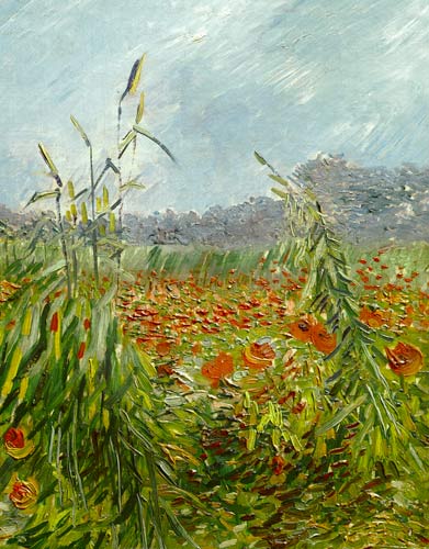 Ausschnitt Grüne Kornhalme from Vincent van Gogh