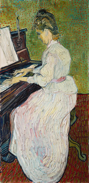 Mademoiselle Gachet am Klavier from Vincent van Gogh
