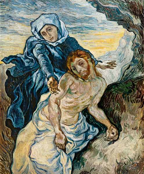 Pieta (nach Delacroix) from Vincent van Gogh