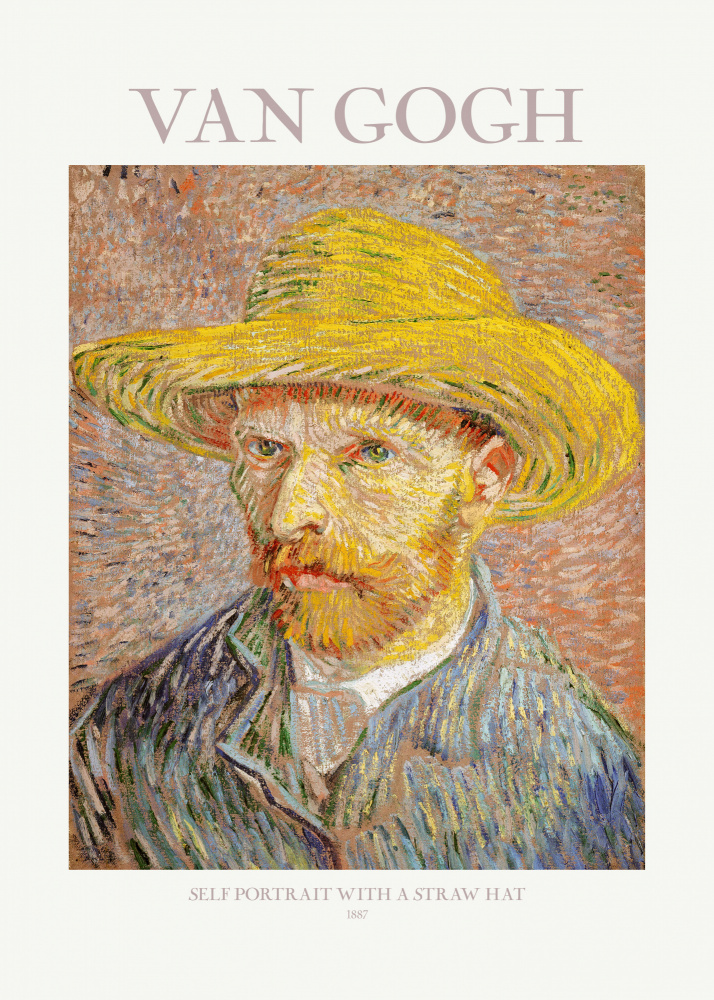 Selbstporträt mit Strohhut from Vincent van Gogh