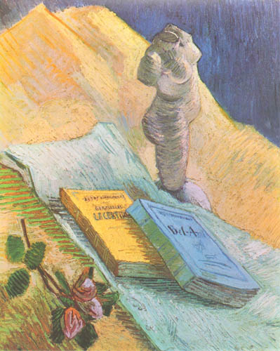 Stilleben mit Gipstorso und einer Rose from Vincent van Gogh