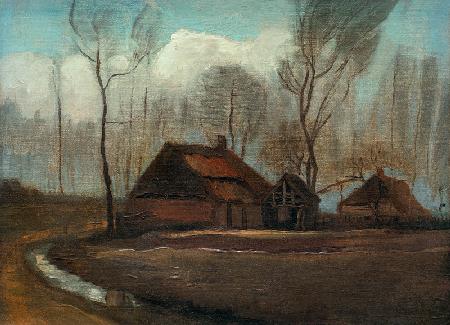 v.Gogh / Farmhouse after the Rain / 1883