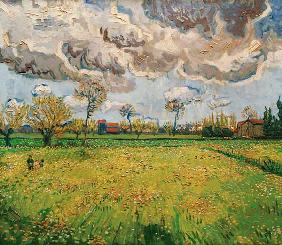 V.van Gogh, Meadow (Arles) /Paint./1889