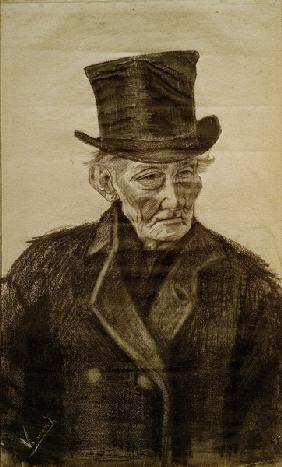 V.van Gogh, Old Man w.Top Hat / Draw.