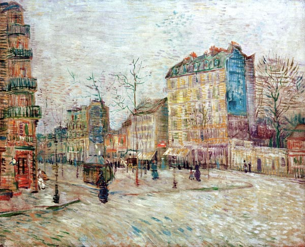 V.v.Gogh, Boulevard de Clichy from Vincent van Gogh